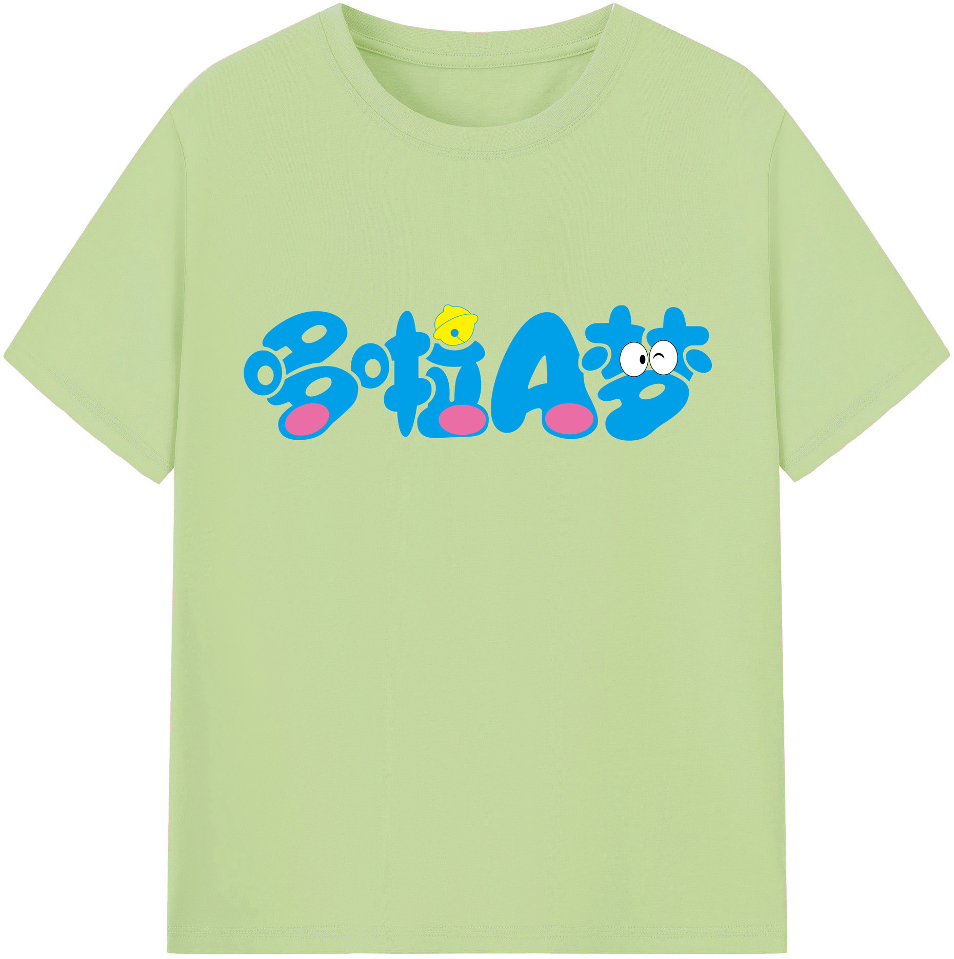 （画像用） ドラえもん Doraemon 綿100％半袖Tシャツ（フロントプリント）